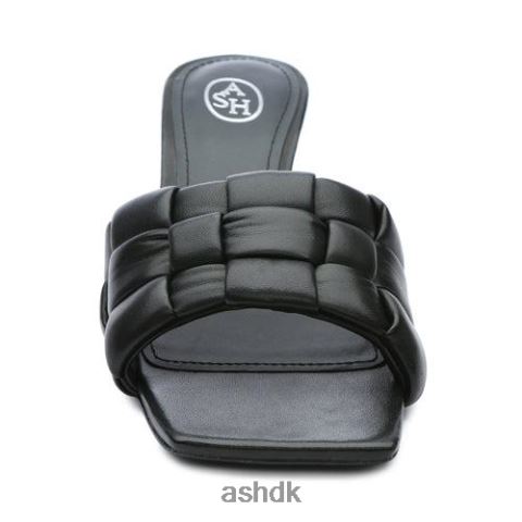 Kim vævet kattehæl sandal sort Kvinder 2R26T83 ASH sandaler