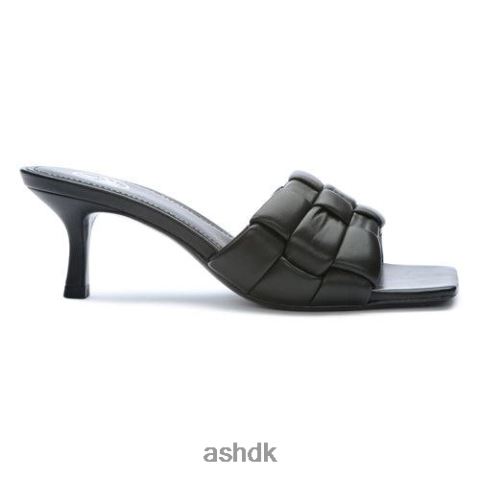 Kim vævet kattehæl sandal sort Kvinder 2R26T83 ASH sandaler