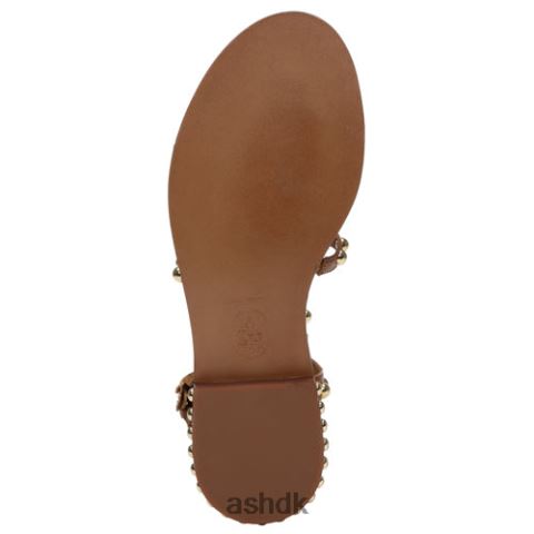 flad sandal med kraftige kvaster ny kanel Kvinder 2R26T68 ASH sandaler