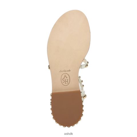 flad sandal med kraftige kvaster uberørt Kvinder 2R26T69 ASH sandaler
