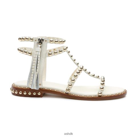 flad sandal med kraftige kvaster uberørt Kvinder 2R26T69 ASH sandaler