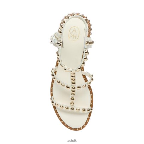 flad sandal med kraftige kvaster uberørt Kvinder 2R26T69 ASH sandaler