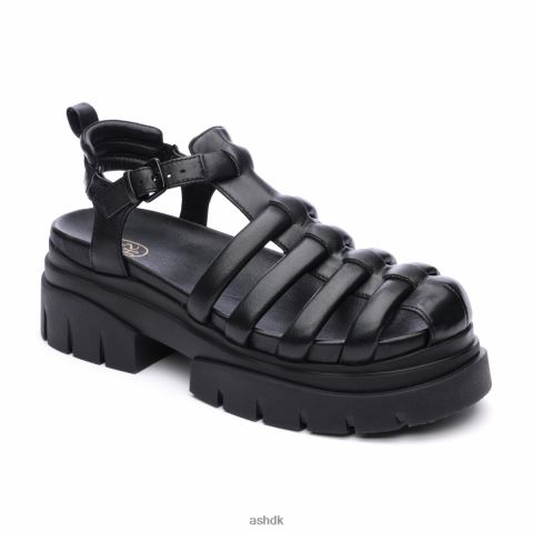 haj lug sole fisherman sandal sort Kvinder 2R26T61 ASH sandaler