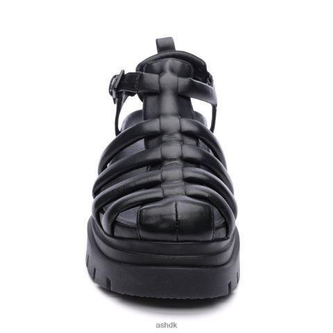 haj lug sole fisherman sandal sort Kvinder 2R26T61 ASH sandaler