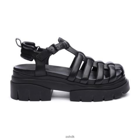 haj lug sole fisherman sandal sort Kvinder 2R26T61 ASH sandaler