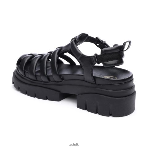 haj lug sole fisherman sandal sort Kvinder 2R26T61 ASH sandaler