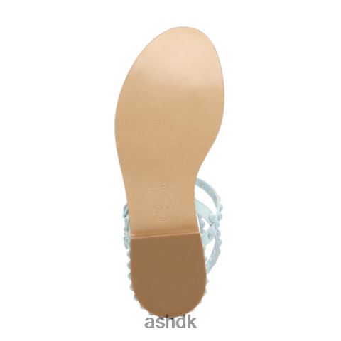spil en flad sandal med tonal besat disty blue/disty blue Kvinder 2R26T59 ASH sandaler