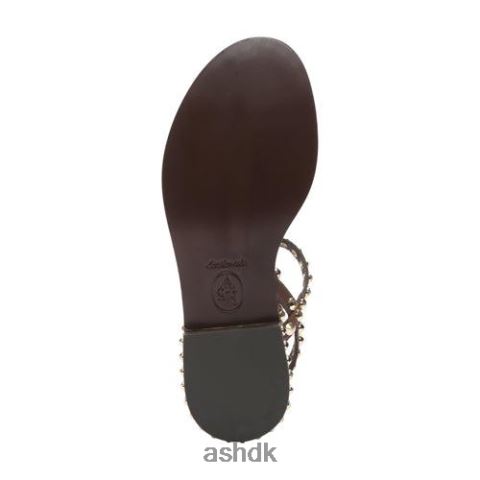 spille flad sandal med nitter tmoro Kvinder 2R26T54 ASH sandaler