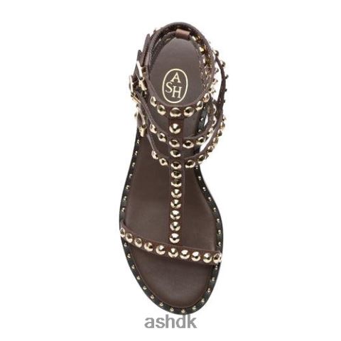 spille flad sandal med nitter tmoro Kvinder 2R26T54 ASH sandaler