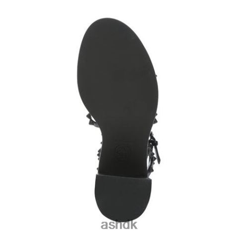 jen bis selvbesat blokhæl sandal sort Kvinder 2R26T70 ASH sandaler