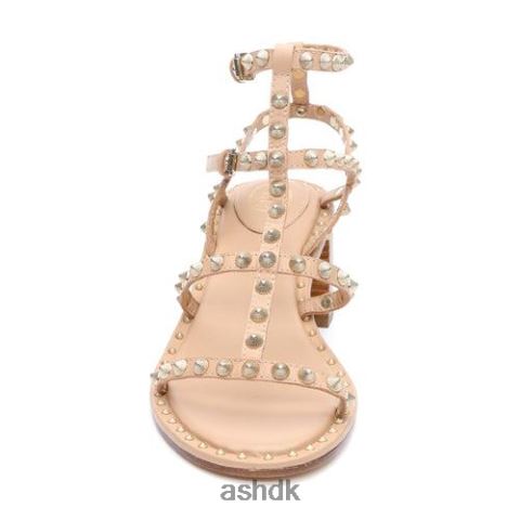 jen sandal med blokhæl med nitter hud Kvinder 2R26T38 ASH sandaler