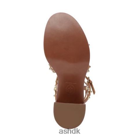 jen sandal med blokhæl med nitter ny kanel Kvinder 2R26T37 ASH sandaler