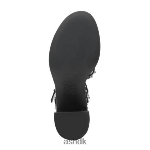 jen sandal med blokhæl med nitter sort Kvinder 2R26T36 ASH sandaler