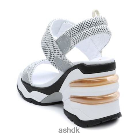 cosmos platform kile sandal hvid/sølv Kvinder 2R26T34 ASH sandaler
