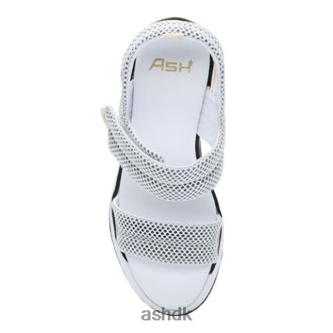 cosmos platform kile sandal hvid/sølv Kvinder 2R26T34 ASH sandaler