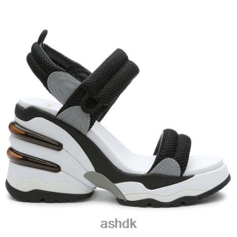 cosmos platform kile sandal sort/sølv Kvinder 2R26T35 ASH sandaler