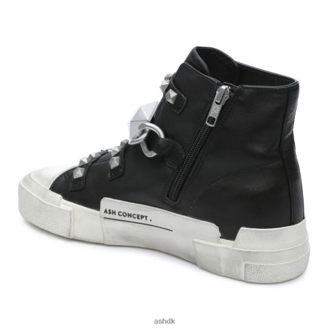 galaxy kæde besat høj top sneaker sort/sølv Kvinder 2R26T33 ASH sneakers