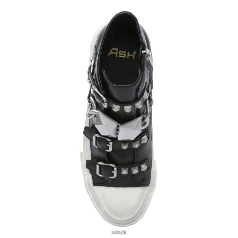galaxy kæde besat høj top sneaker sort/sølv Kvinder 2R26T33 ASH sneakers