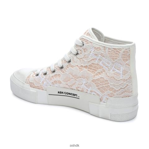 højtop sneaker med bløde blonder pinksalt Kvinder 2R26T26 ASH sneakers