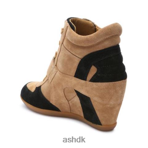 bowie wedge sneaker gyldenbrun/sort Kvinder 2R26T15 ASH sneakers