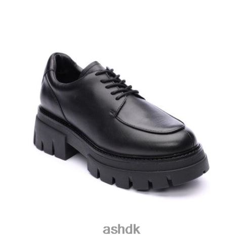 genial bis platform penny loafer talkum/sort Kvinder 2R26T1 ASH loafers