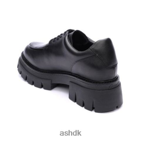 genial bis platform penny loafer talkum/sort Kvinder 2R26T1 ASH loafers