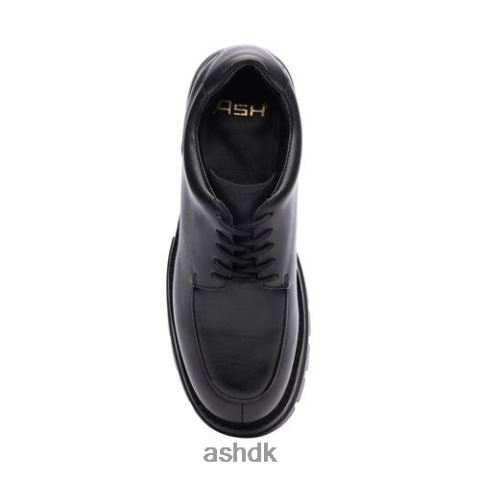 genial bis platform penny loafer talkum/sort Kvinder 2R26T1 ASH loafers