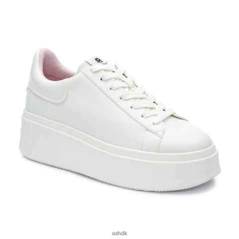 moby be kind platform sneaker hvid/krystal rose Kvinder 2R26T6 ASH sneakers