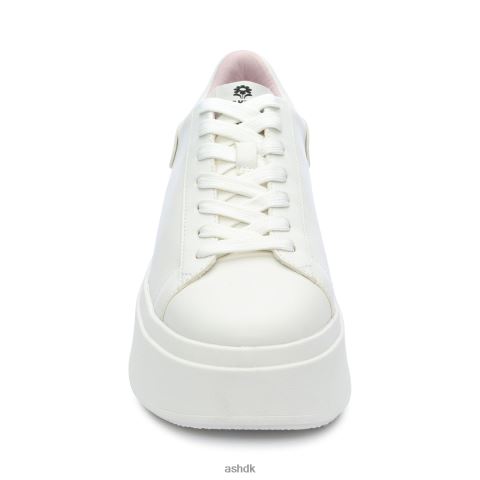 moby be kind platform sneaker hvid/krystal rose Kvinder 2R26T6 ASH sneakers