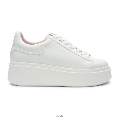 moby be kind platform sneaker hvid/krystal rose Kvinder 2R26T6 ASH sneakers