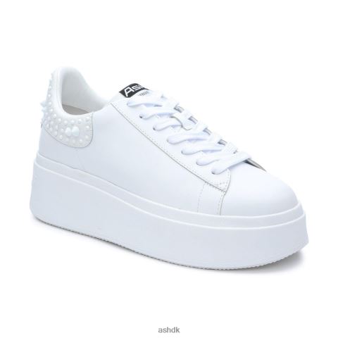 moby studs sneaker med platformsnitter hvid Kvinder 2R26T4 ASH sneakers