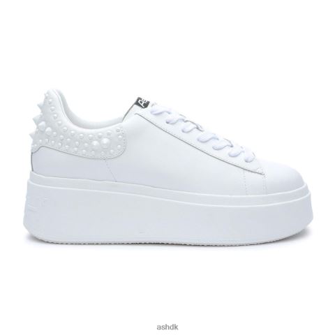 moby studs sneaker med platformsnitter hvid Kvinder 2R26T4 ASH sneakers