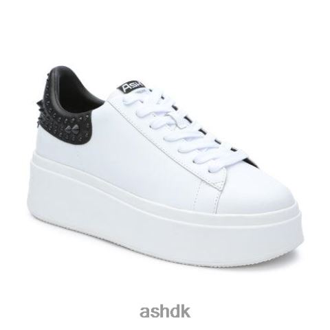 moby studs sneaker med platformsnitter hvid hud Kvinder 2R26T3 ASH sneakers