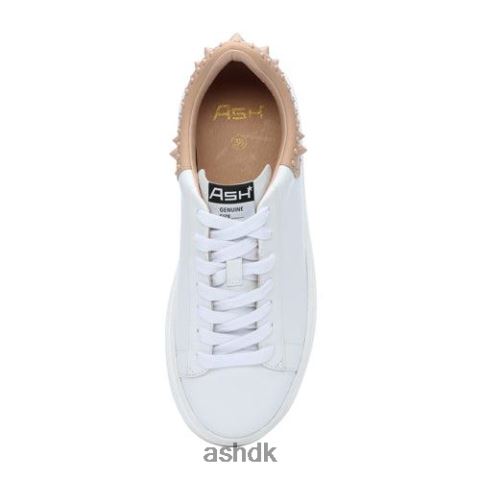 moby studs sneaker med platformsnitter hvid hud Kvinder 2R26T3 ASH sneakers