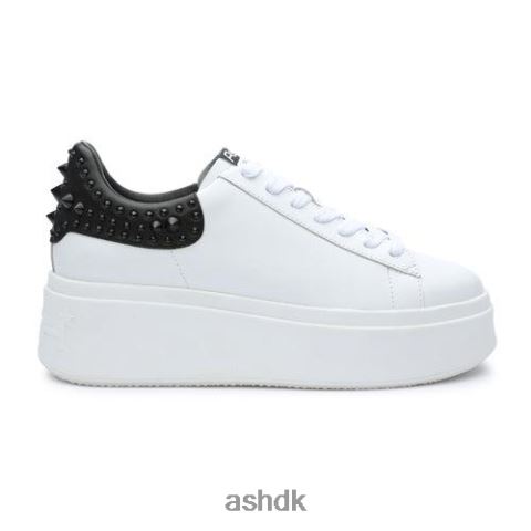 moby studs sneaker med platformsnitter hvid hud Kvinder 2R26T3 ASH sneakers