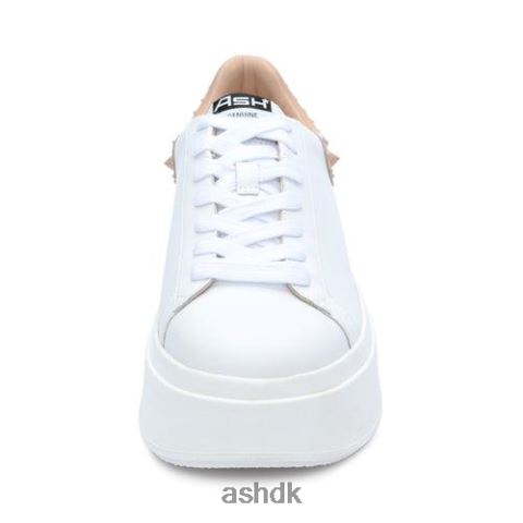 moby studs sneaker med platformsnitter hvid hud Kvinder 2R26T3 ASH sneakers