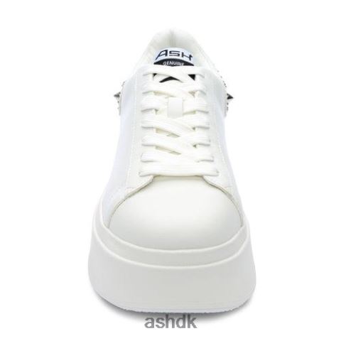 moby studs sneaker med platformsnitter hvid/sølv Kvinder 2R26T2 ASH sneakers