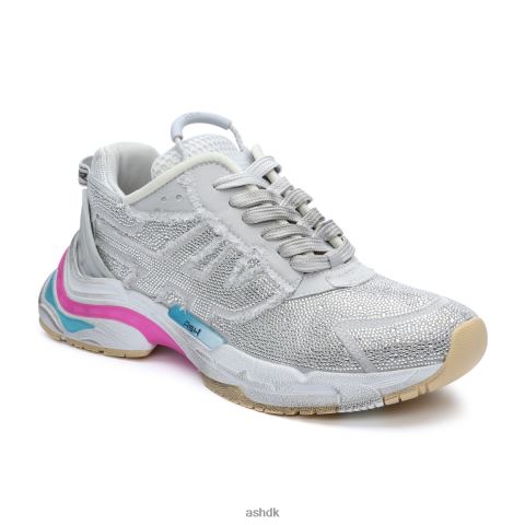 race strass glitter mode sneaker sølv Kvinder 2R26T11 ASH sneakers