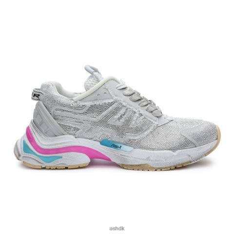 race strass glitter mode sneaker sølv Kvinder 2R26T11 ASH sneakers