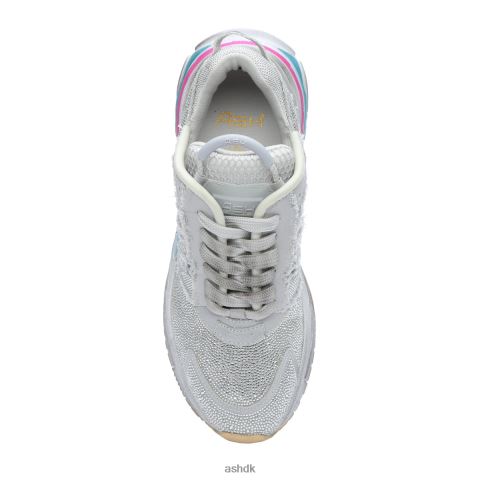 race strass glitter mode sneaker sølv Kvinder 2R26T11 ASH sneakers
