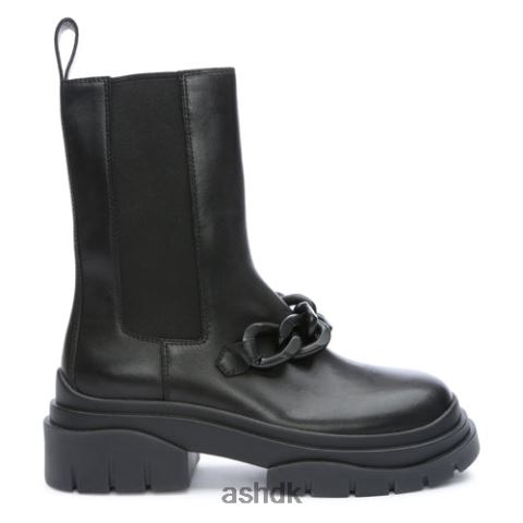 squall chain mode støvle sort Kvinder 2R26T89 ASH støvler
